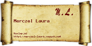 Merczel Laura névjegykártya